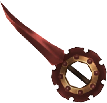 A single in game dagger of Rikku's from FFX-2