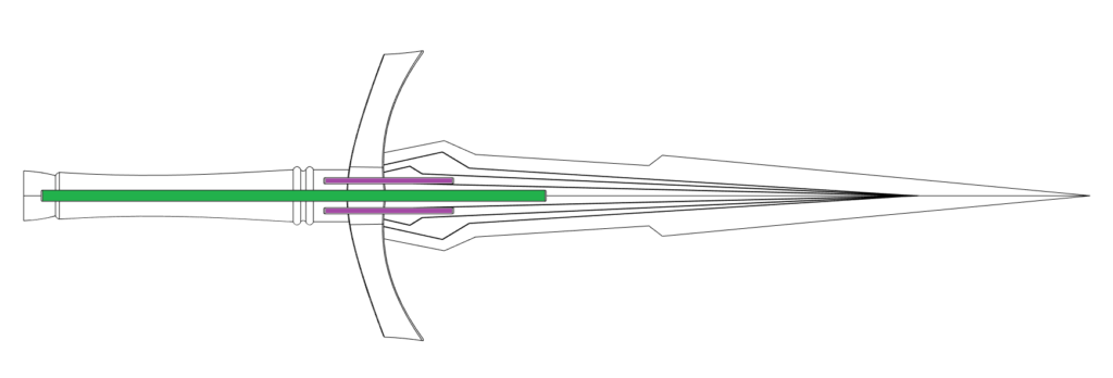 Image of design with print it yourself support rods highlighted