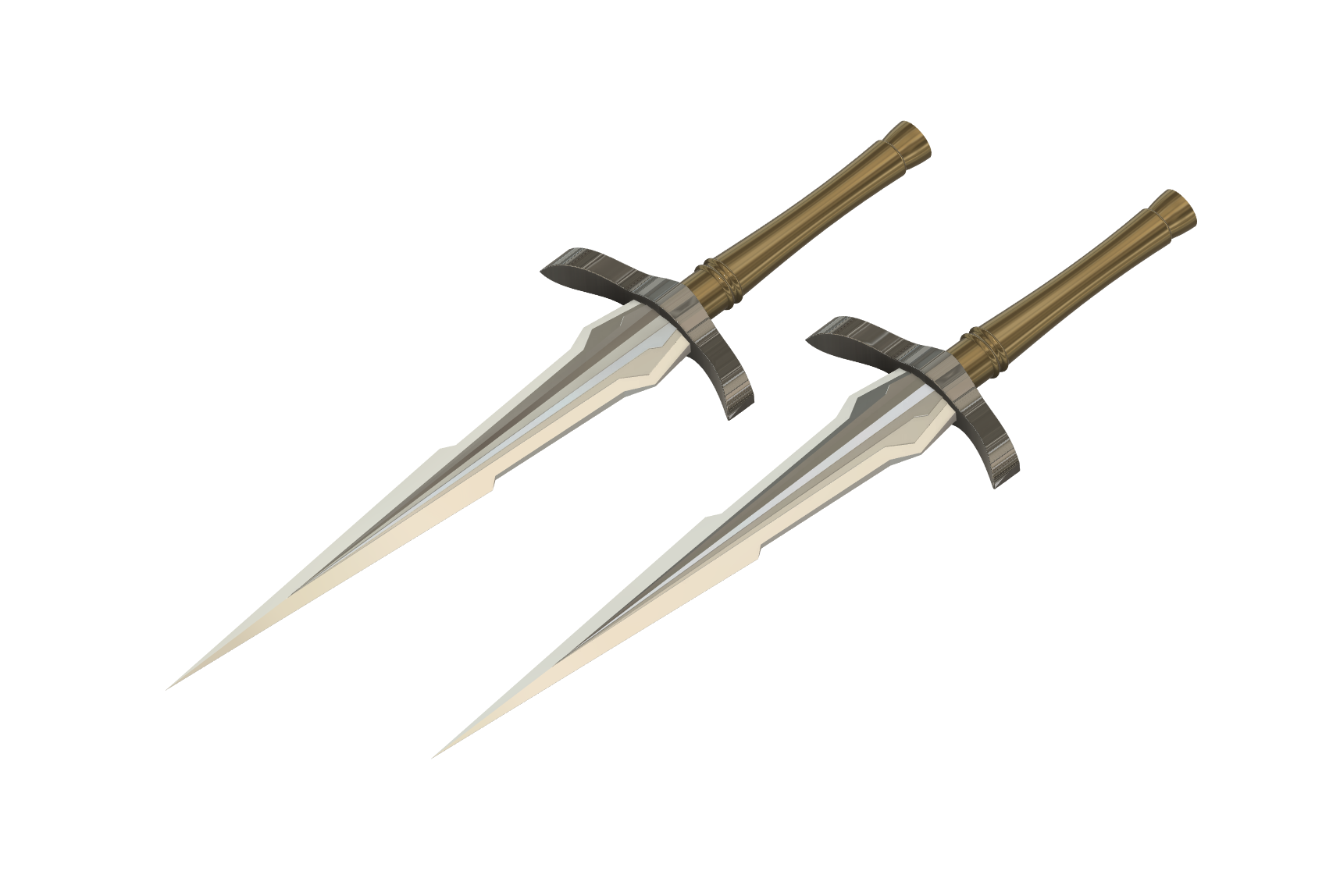 Render of Loki's Daggers.