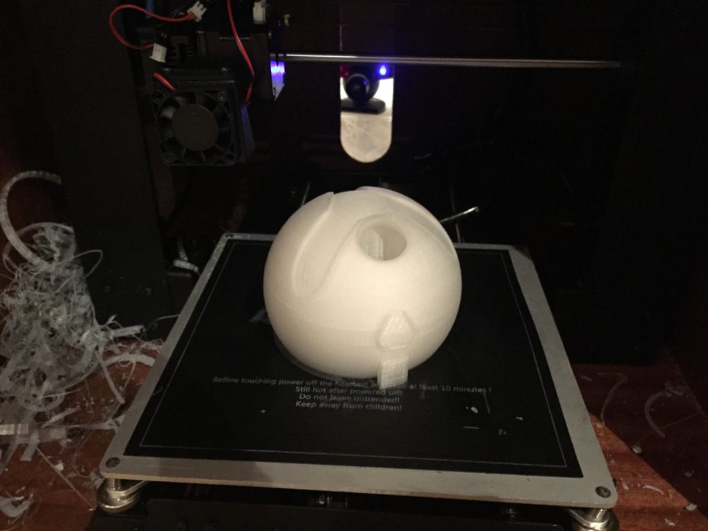 Body of prototype II printing.