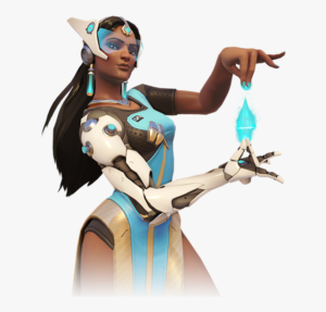 Portrait of Symmetra from Overwatch