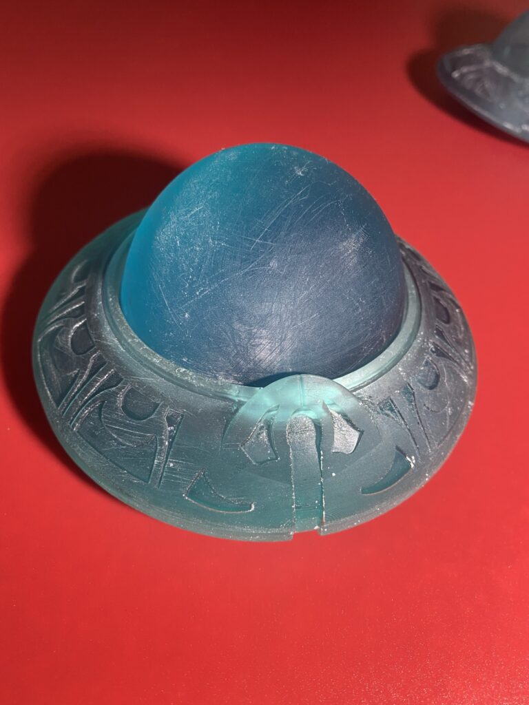 Rough model printed and assembled of the Jecht Sphere