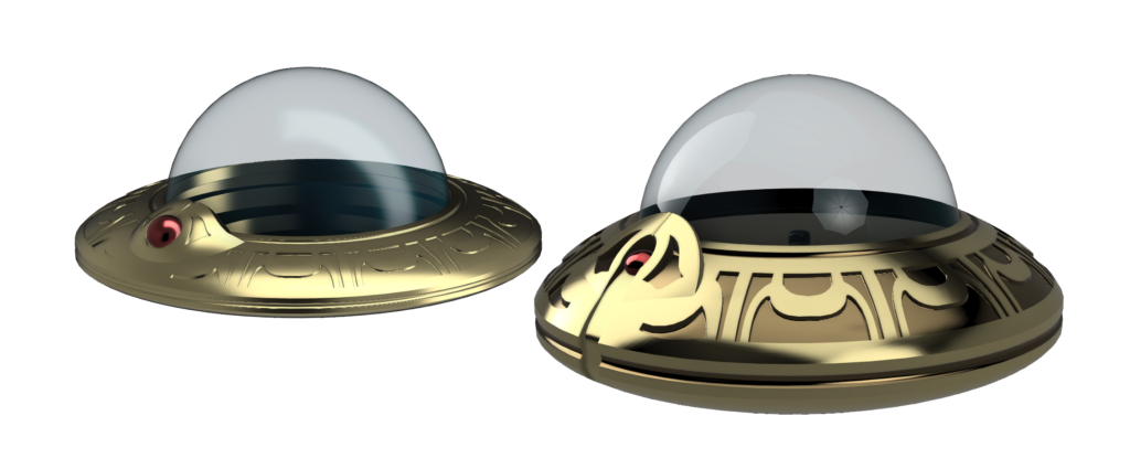 Render of the FFX Memory Sphere Protype I & II.