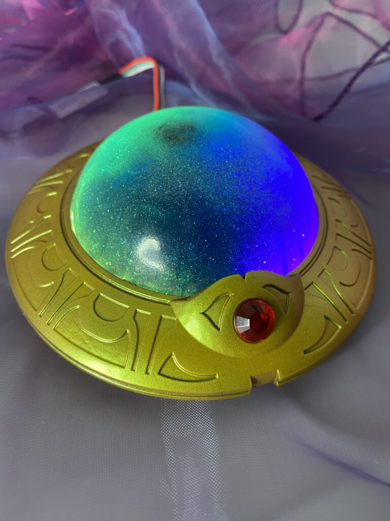 Completed Jecht Sphere with multi coloured dome.