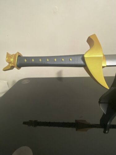 Close up of teh completed handle of Yones Wind Sword.