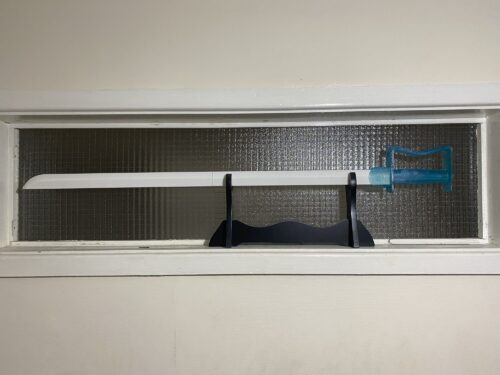 All printed parts loosely assembled and on display. Unfinished and ready to begin work