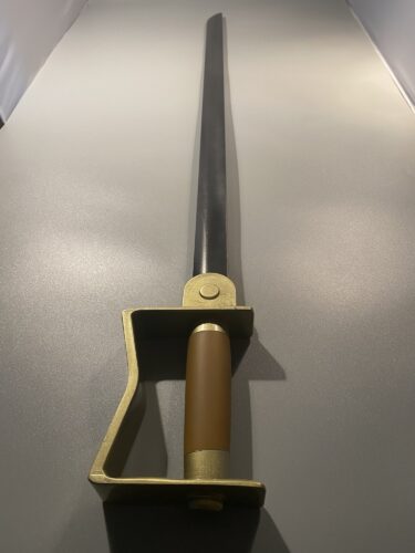 King Bradley / Wrath's Sword finished model on a grey background.
