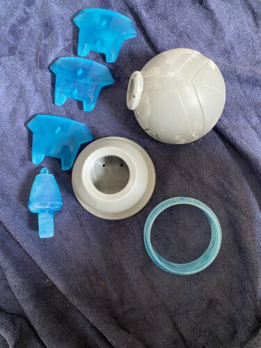 All parts after the first blast of sanding.