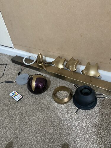 All of the finished components laid out ready for assembly.